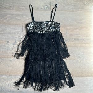 Pinko fringe dress
